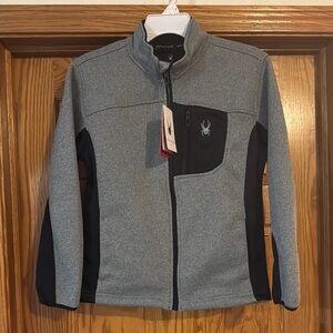 Spyder Boy’s Gray and Black Jacket